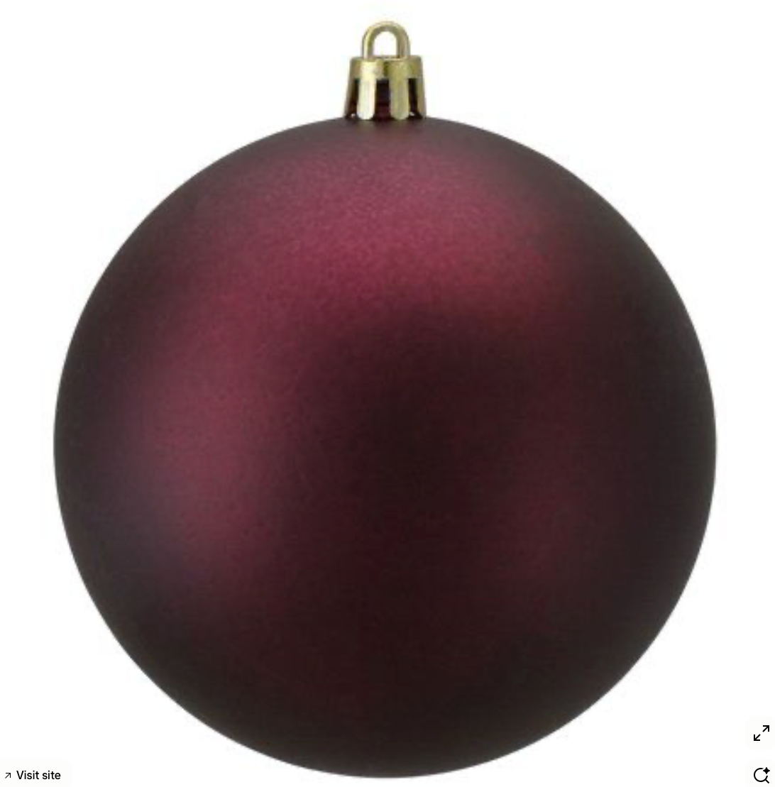 Burgundy Bauble | 20cm